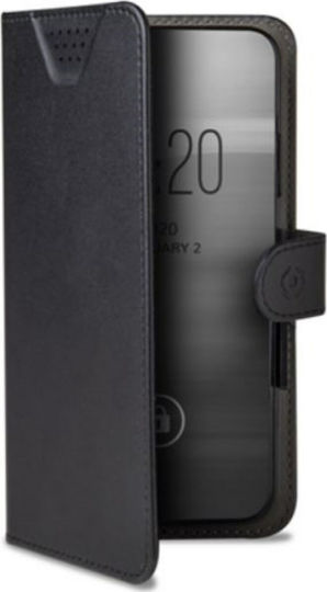 Celly Universal XXXL Book Case έως 6" Μαύρο WALLYONEXXXLBK