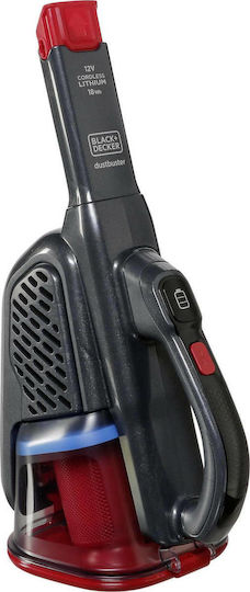 Black & Decker BHHV315B Επαναφορτιζόμενο Σκουπάκι Χειρός 12V Grey/Red - Image 4