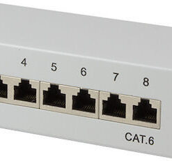 Alternative view of LogiLink Patch Panel Shielded για Rack 1U 8 Θυρών cat6 Γκρι NP0016A