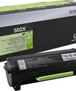 Lexmark 502XR Γνήσιο Toner Laser Εκτυπωτή Μαύρο 10000 Σελίδων (50F2X0R)