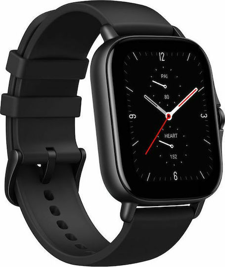 Amazfit GTS 2e Aluminium 43mm Αδιάβροχο Smartwatch με Παλμογράφο (Obsidian Black) - Image 4