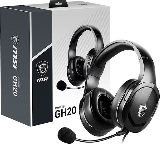 MSI Immerse GH20 Over Ear Gaming Headset με σύνδεση 3.5mm - Image 5