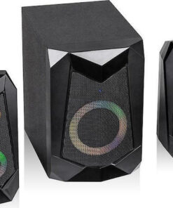 Alternative view of Tracer Hi-Cube RGB Ασύρματα Ηχεία Υπολογιστή 2.1 με RGB Φωτισμό και Bluetooth Ισχύος 20W Μαύρα