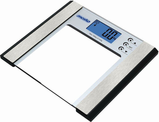 Mesko Ψηφιακή Ζυγαριά 180kg με Λιπομετρητή Ασημί MS8146