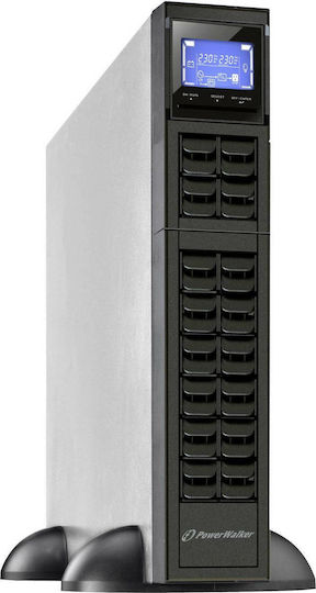 Powerwalker VFI 2000 CRM LCD UPS On-Line 2000VA 1600W με 4 IEC Πρίζες - Image 4