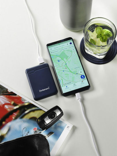 Intenso XS Power Bank 5000mAh με Θύρα USB-A και Θύρα USB-C Μπλε - Image 7