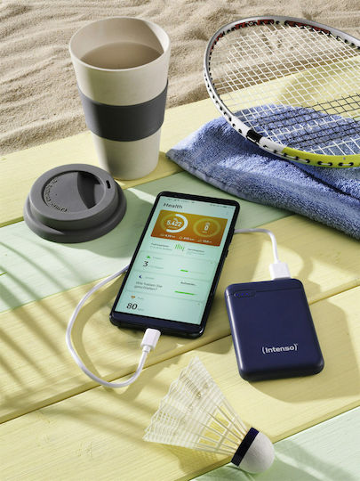 Intenso XS Power Bank 5000mAh με Θύρα USB-A και Θύρα USB-C Μπλε - Image 8