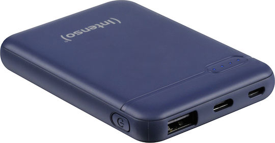 Intenso XS Power Bank 5000mAh με Θύρα USB-A και Θύρα USB-C Μπλε - Image 2