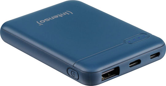 Intenso XS Power Bank 5000mAh με Θύρα USB-A και Θύρα USB-C Πετρόλ - Image 2