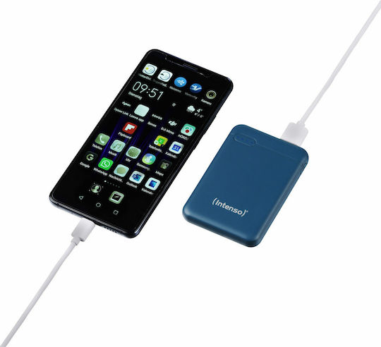 Intenso XS Power Bank 5000mAh με Θύρα USB-A και Θύρα USB-C Πετρόλ - Image 4