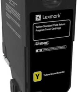 Lexmark 74C2SY0 Γνήσιο Toner Laser Εκτυπωτή Κίτρινο Return Program 7000 Σελίδων 74C2SY0