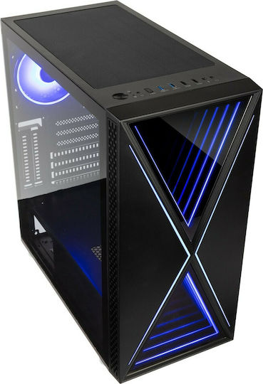 Kolink Void X Gaming Midi Tower Κουτί Υπολογιστή με RGB Φωτισμό Μαύρο - Image 3