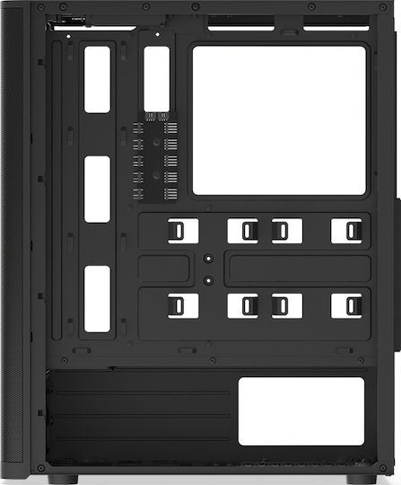 SilentiumPC Ventum VT2 EVO TG ARGB Gaming Midi Tower Κουτί Υπολογιστή με Πλαϊνό Παράθυρο Μαύρο - Image 4