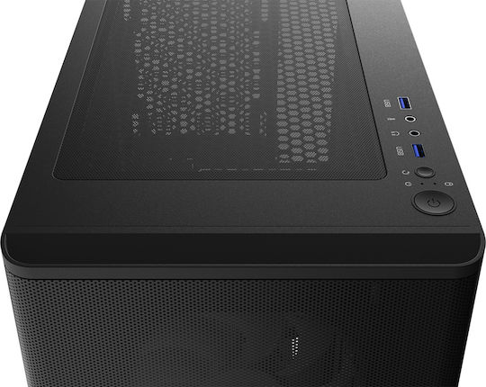 SilentiumPC Ventum VT2 EVO TG ARGB Gaming Midi Tower Κουτί Υπολογιστή με Πλαϊνό Παράθυρο Μαύρο - Image 7
