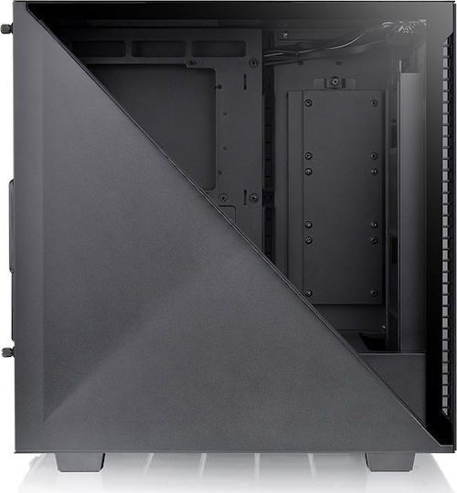 Thermaltake Divider 300 TG Gaming Midi Tower Κουτί Υπολογιστή με Πλαϊνό Παράθυρο Μαύρο - Image 4