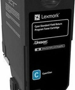 Lexmark 74C2SC0 Γνήσιο Toner Laser Εκτυπωτή Κυανό Return Program 7000 Σελίδων