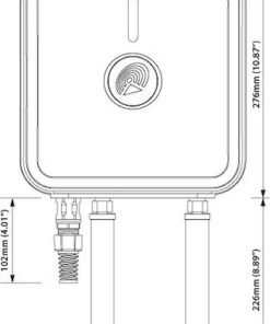 Alternative view of QuWireless QuMax for Teltonika RUT955 Εξωτερική Κεραία 4G Κατευθυντική 7dBi με σύνδεση Ethernet