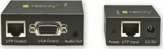 Techly EX-DL344 VGA/Audio Extender 300m Cat5/5e/6 - Image 3