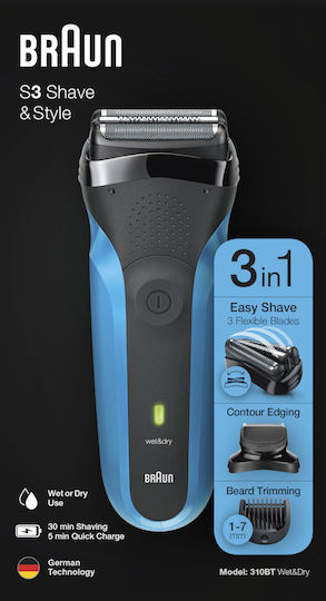 Braun Series 3 S7171131 Foil Ξυριστική Μηχανή Προσώπου Επαναφορτιζόμενη - Image 3