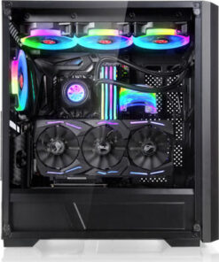 Alternative view of Raijintek Ponos TG4 Gaming Midi Tower Κουτί Υπολογιστή με Πλαϊνό Παράθυρο Μαύρο
