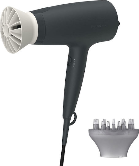 Philips Series 3000 Πιστολάκι Μαλλιών Turbo με Φυσούνα 1600W Black BHD302/30