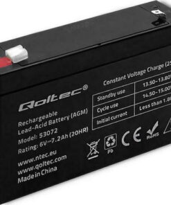 Qoltec Μπαταρία UPS με Χωρητικότητα 7.2Ah και Τάση 6V 53072