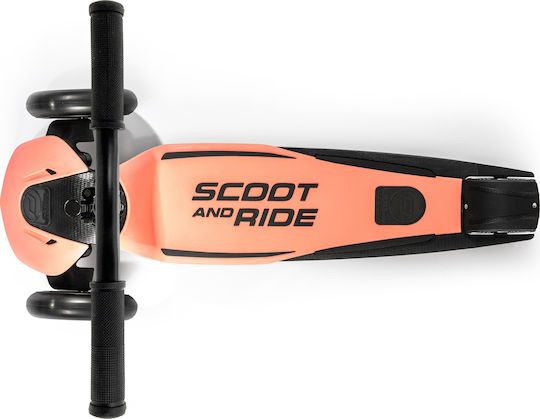 Scoot & Ride Παιδικό Πατίνι Highwaykick 5 LED Τρίτροχο για 5+ Ετών Πορτοκαλί 96436 - Image 2