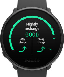 Alternative view of Polar Ignite 2 Stainless Steel 43mm Αδιάβροχο Smartwatch με Παλμογράφο (Black Pearl)