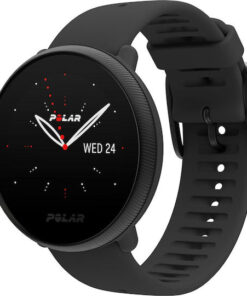 Polar Ignite 2 Stainless Steel 43mm Αδιάβροχο Smartwatch με Παλμογράφο (Black Pearl)