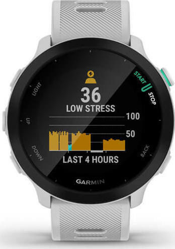 Garmin Forerunner 55 42mm Αδιάβροχο Smartwatch με Παλμογράφο (White) - Image 6