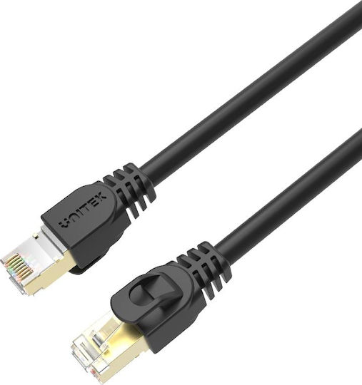 Unitek U/FTP (STP) Cat.7 Καλώδιο Δικτύου Ethernet 10m Μαύρο 1τμχ C1813EBK - Image 2