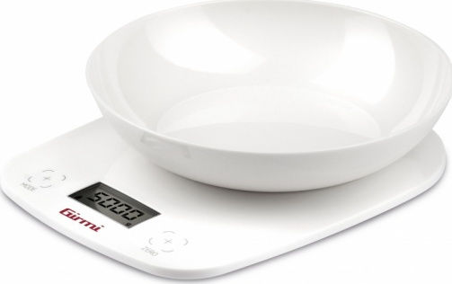 Girmi PS01 Ψηφιακή Ζυγαριά Κουζίνας με Κάδο 1gr/5kg White PS0101 - Image 3
