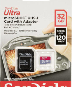 Alternative view of Sandisk Ultra microSDHC 32GB Class 10 U1 A1 UHS-I με αντάπτορα