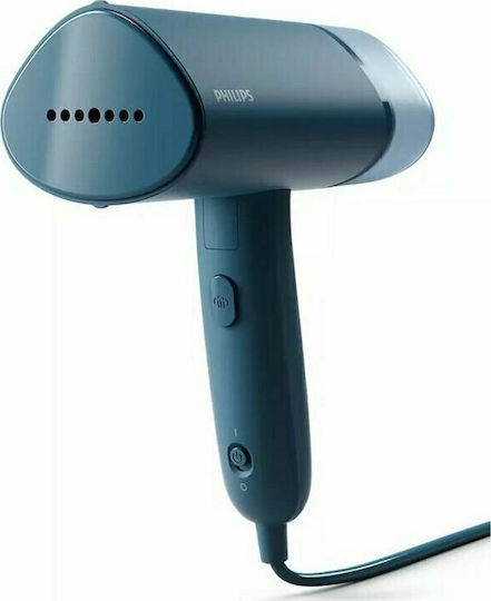 Philips STH3000/20 Ατμοκαθαριστής Ρούχων Χειρός 1000W με Δοχείο 100ml Μπλε