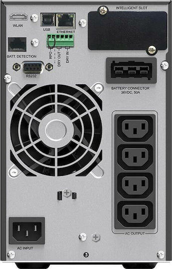 Powerwalker VFI 1500 ICT IoT UPS On-Line 1500VA 1500W με 4 IEC Πρίζες - Image 2