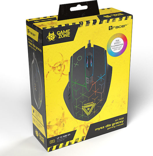 Tracer Gamezone XO RGB Gaming Ποντίκι Μαύρο - Image 3