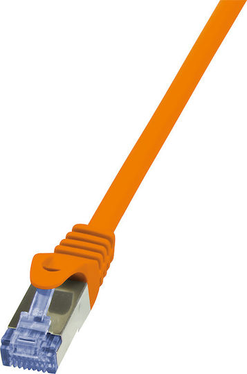 LogiLink S/FTP Cat.6a Καλώδιο Δικτύου Ethernet 3m Πορτοκαλί 1τμχ CQ3068S