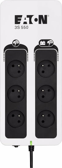 Eaton 3S550F UPS Off-Line 550VA 330W με 6 Schuko Πρίζες - Image 2