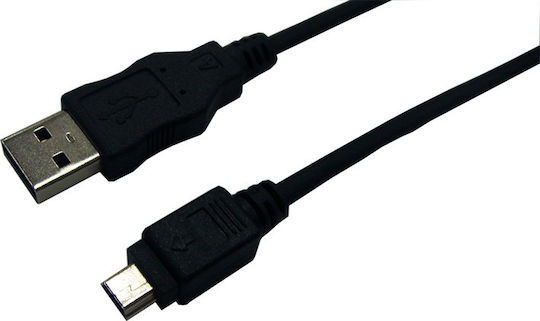 LogiLink USB 2.0 Cable USB-A male - mini USB-A male 2m (CU0014) - Image 2