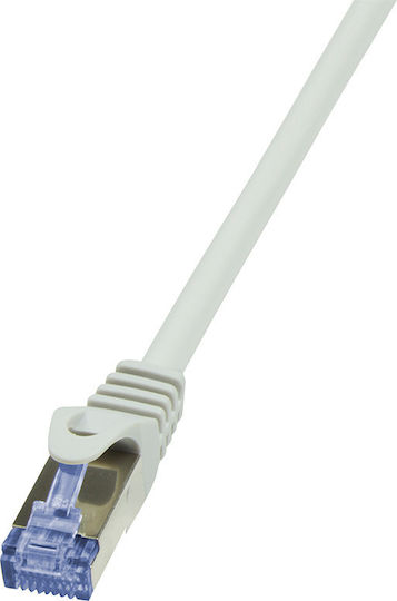 LogiLink S/FTP Cat.6a Καλώδιο Δικτύου Ethernet 1.5m Γκρι 1τμχ CQ3042S