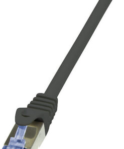 LogiLink S/FTP Cat.6a Καλώδιο Δικτύου Ethernet 2m Μαύρο 1τμχ CQ3053S