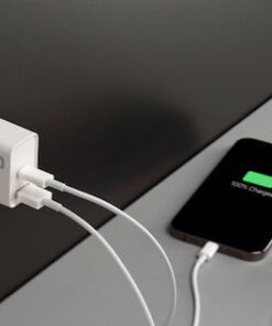 Alternative view of Cellular Line Φορτιστής Χωρίς Καλώδιο με Θύρα USB-A και Θύρα USB-C 15W Power Delivery Λευκός (ACHIPHUSB2PD20WW)