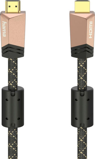 HAMA Premium HDMI 1.3 Cable HDMI male - HDMI male 1.5m Μαύρο 00205025