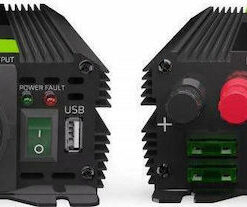 Alternative view of Green Cell Inverter Αυτοκινήτου Pro Green 1000W για Μετατροπή 24V DC σε 230V AC με 1xUSB INVGC04
