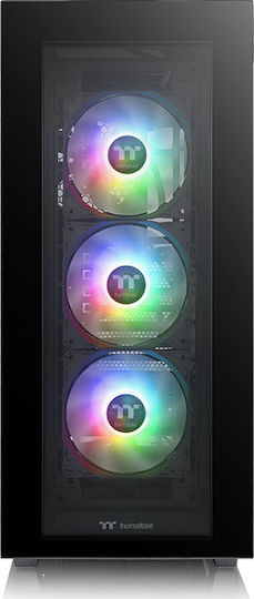 Thermaltake Divider 500 TG ARGB Gaming Midi Tower Κουτί Υπολογιστή με Πλαϊνό Παράθυρο Μαύρο - Image 2