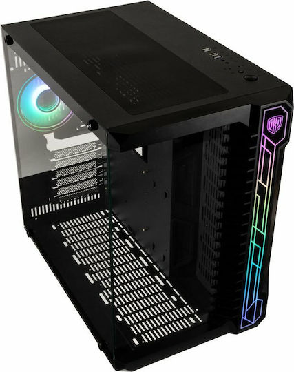 Kolink Unity Code X Gaming Midi Tower Κουτί Υπολογιστή με Πλαϊνό Παράθυρο και RGB Φωτισμό Μαύρο - Image 2