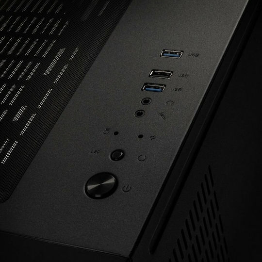 Kolink Unity Code X Gaming Midi Tower Κουτί Υπολογιστή με Πλαϊνό Παράθυρο και RGB Φωτισμό Μαύρο - Image 3
