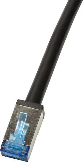LogiLink S/FTP Cat.6a Καλώδιο Δικτύου Ethernet εξωτερικού χώρου 1m Μαύρο 1τμχ CQ7033S - Image 2