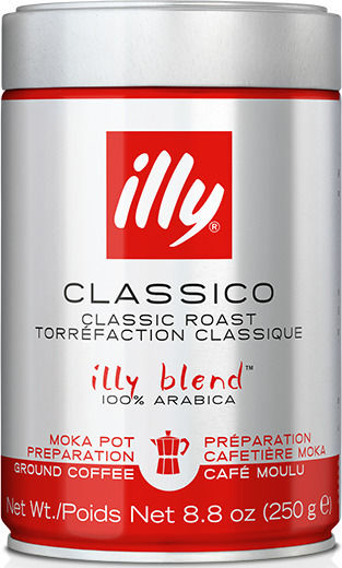 Illy Καφές Espresso Arabica Moka Classico Αλεσμένος 250gr