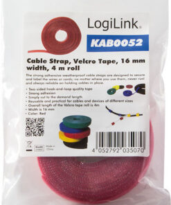 Alternative view of LogiLink Velcro Δεματικό Καλωδίων Κόκκινο 1τμχ